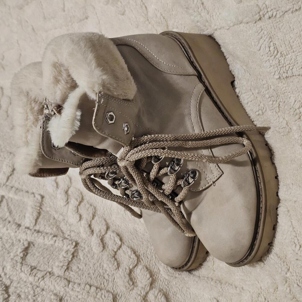 DV by Dolce Vita Frenna Girls Faux Shearling Lined Ankle Boots 4